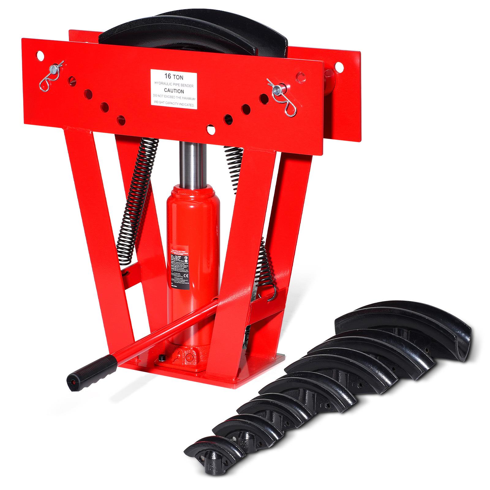 Manual Pipe Tube Bender 3/8 To 1 Inch - Hydraulic Pipe Bender 16 Ton Manual