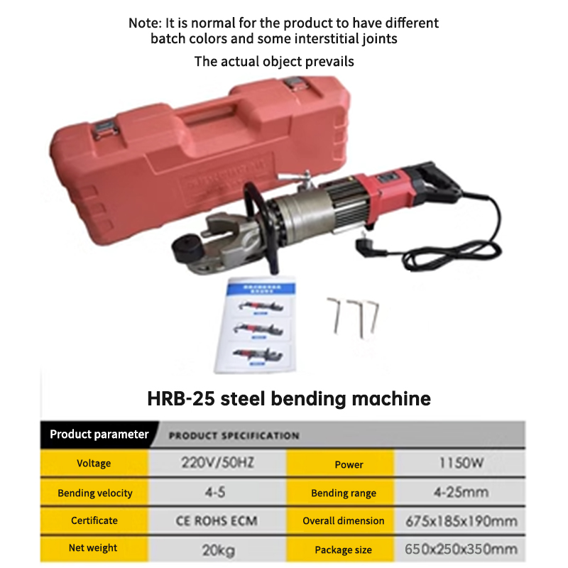 HRB-25 Electric Hydraulic Stee - đánh giá và giá Rebar Bender Electric Portable 25Mm