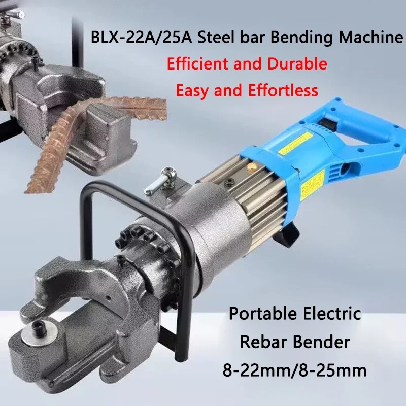 Electric Hydraulic Hine 8-22Mm - đánh giá và giá Rebar Bender Electric Portable 25Mm