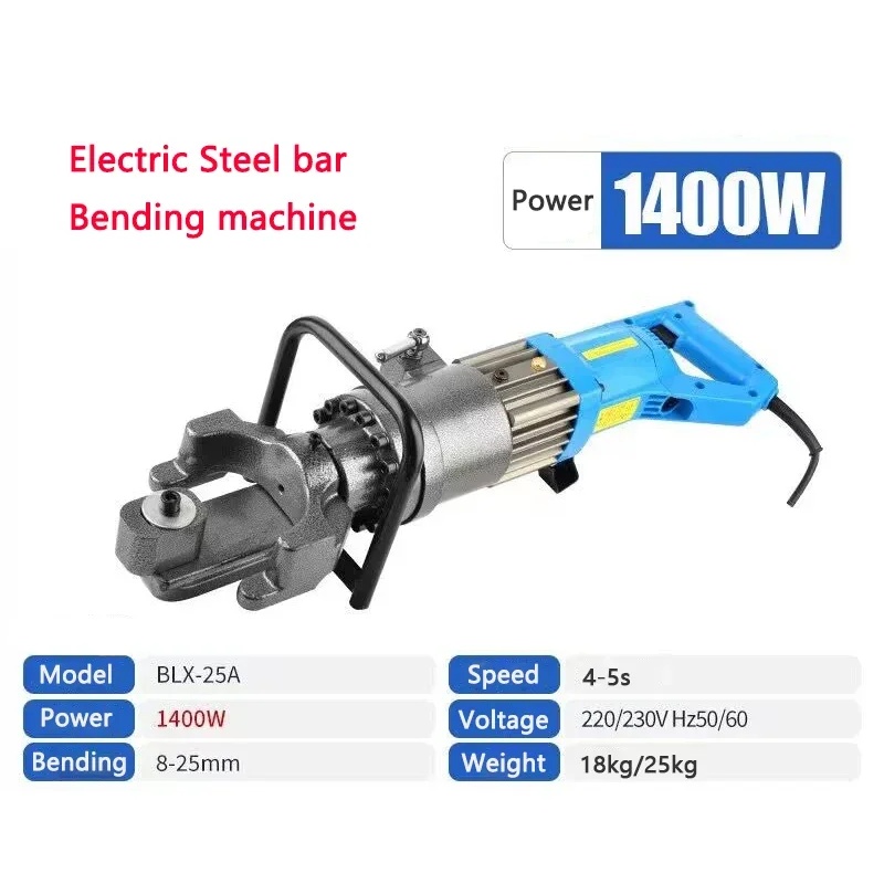 Electric Hydraulic Hine 8-22Mm - đánh giá và giá Rebar Bender Electric Portable 25Mm