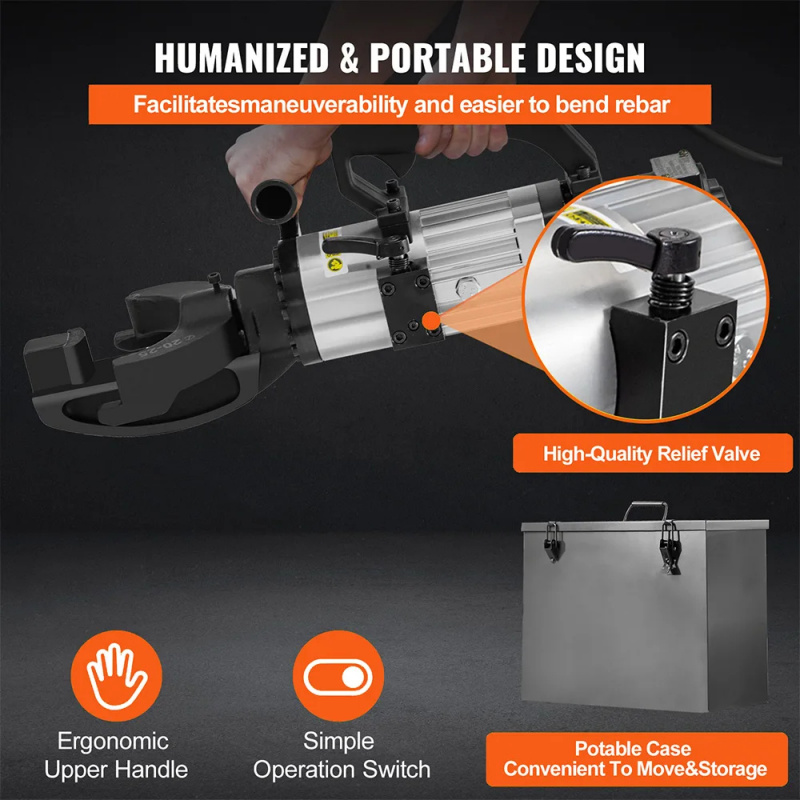 Efficient 1500W Electric Hydra - đánh giá và giá Rebar Bender Electric Portable 25Mm