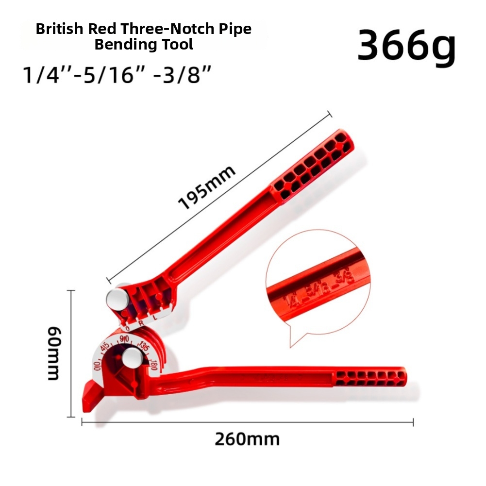 26*19.5*6cm 3-in-1 Manual Tube - đánh giá và giá Manual Pipe Tube Bender 3/8 To 1 Inch
